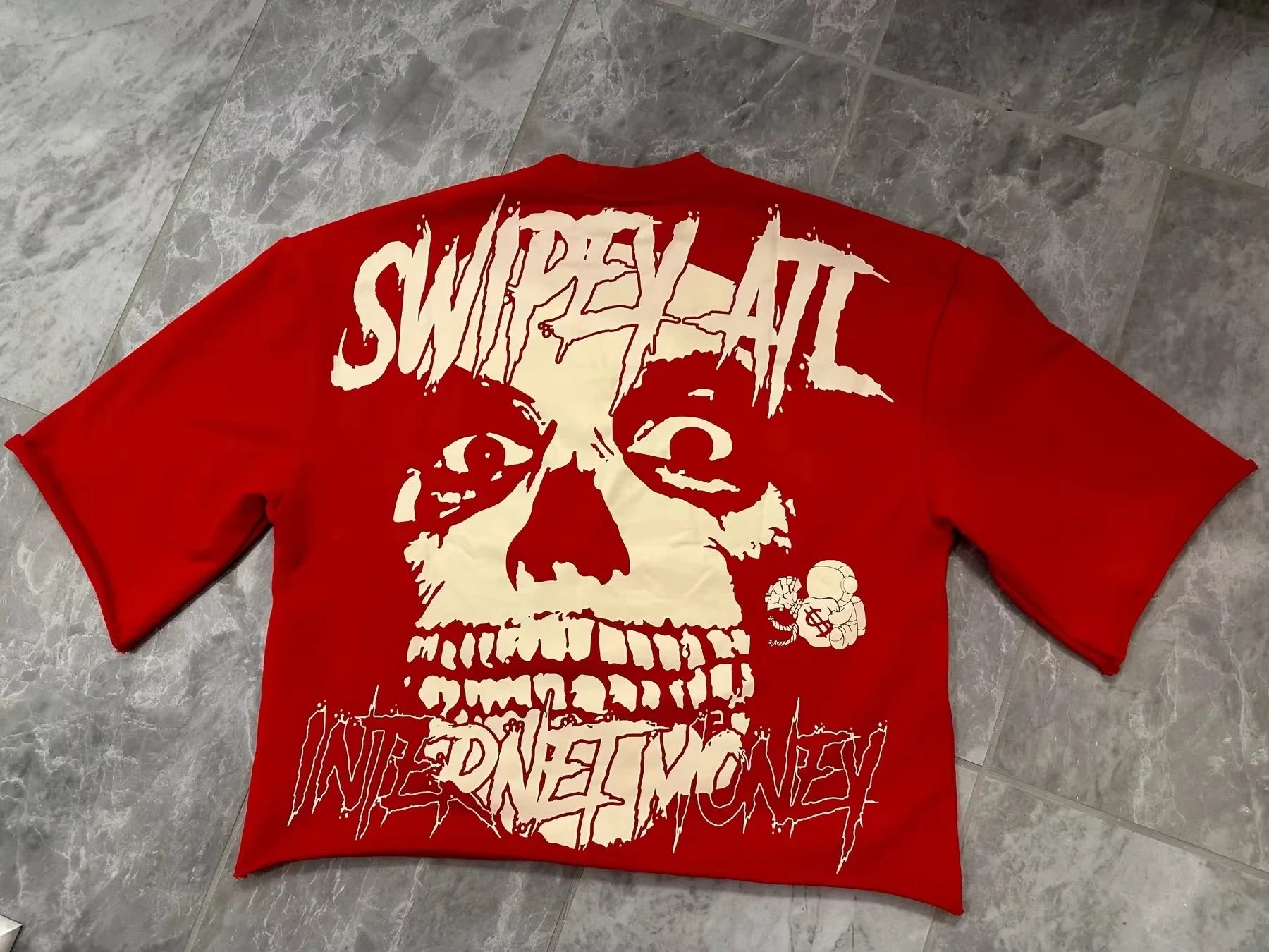 Oversized Street Style Skull T-Shirt