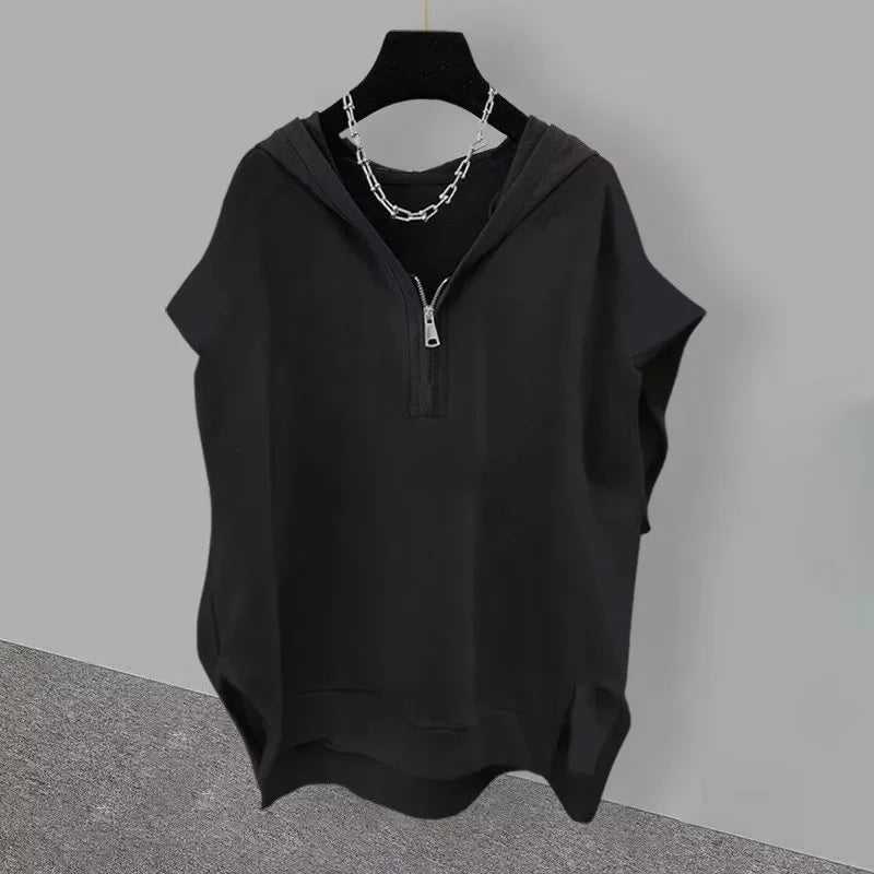 Unisex Casual Hooded Pullover Top
