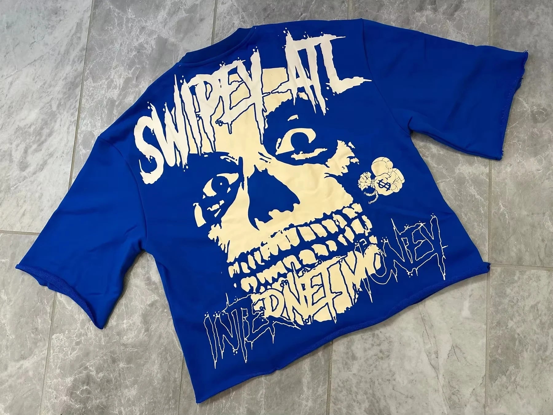 Oversized Street Style Skull T-Shirt