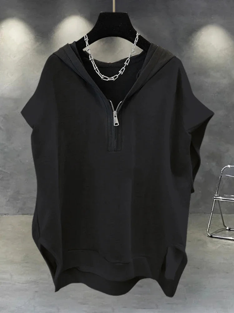 Unisex Casual Hooded Pullover Top