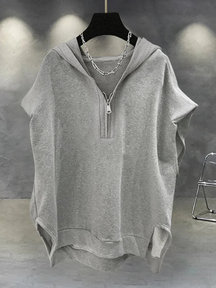 Unisex Casual Hooded Pullover Top