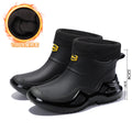 Unisex Short Tube Rubber Boots Water