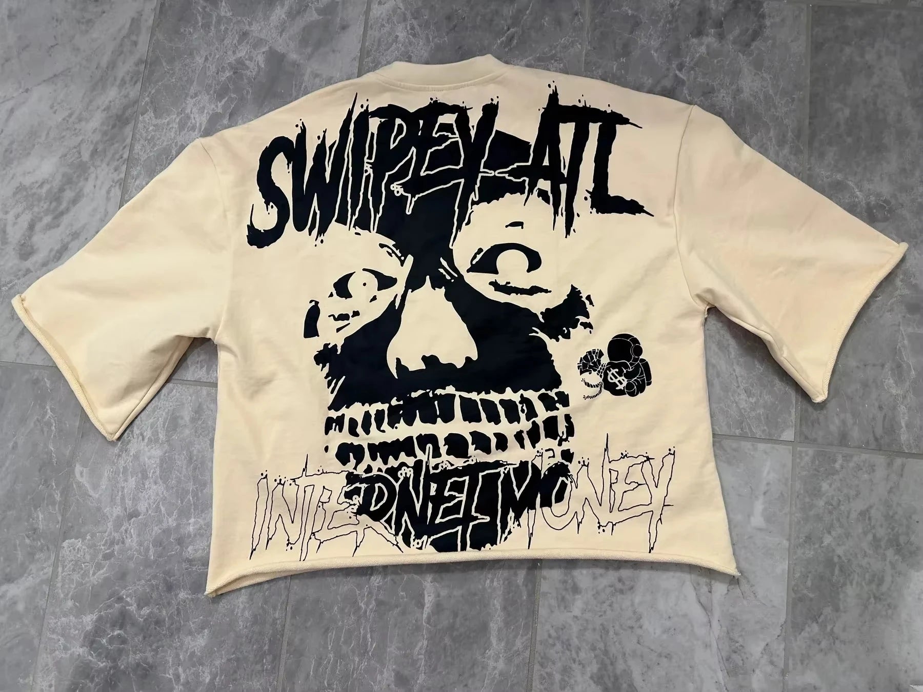 Oversized Street Style Skull T-Shirt