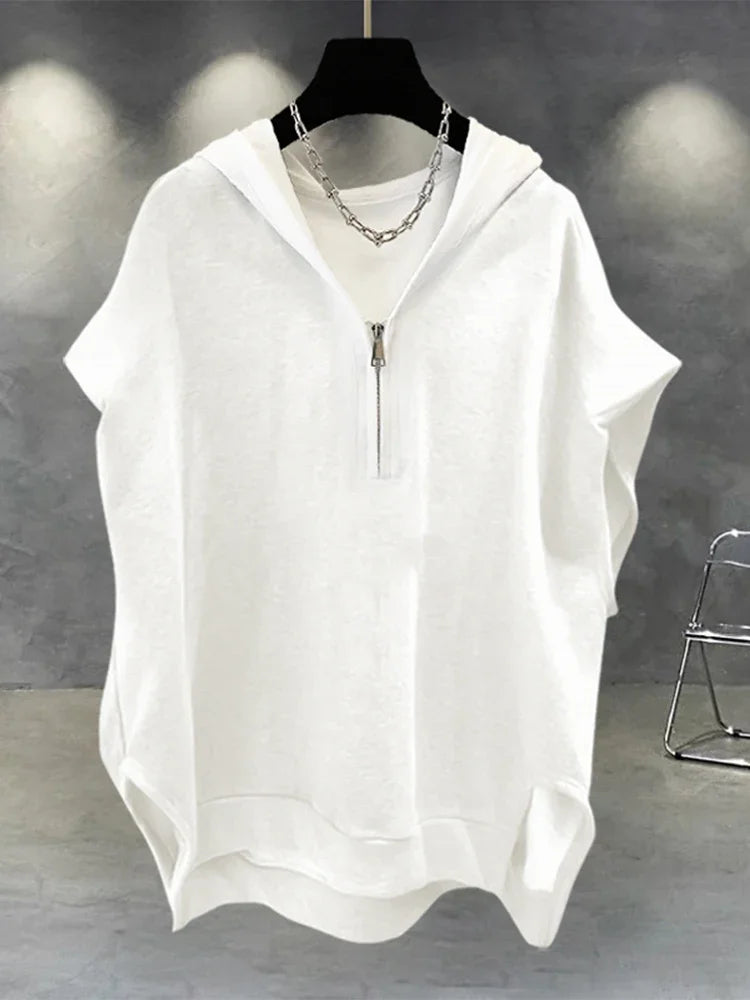 Unisex Casual Hooded Pullover Top