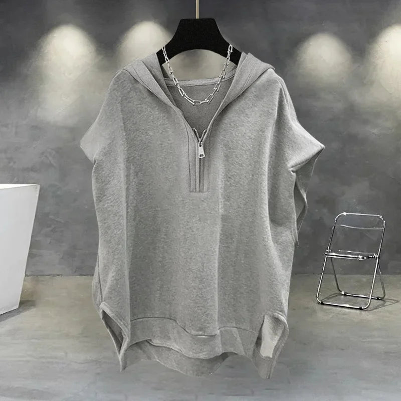 Unisex Casual Hooded Pullover Top