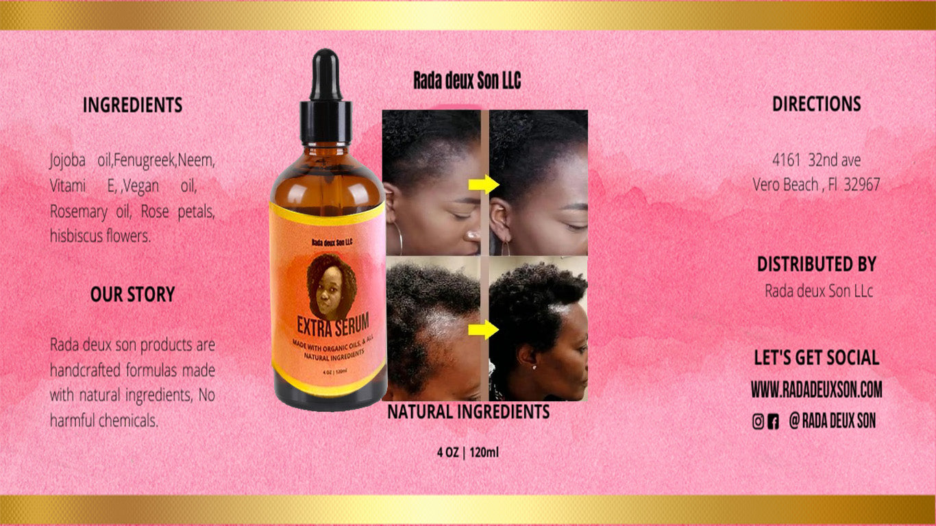 Natural Hair Repair and Growth Serum